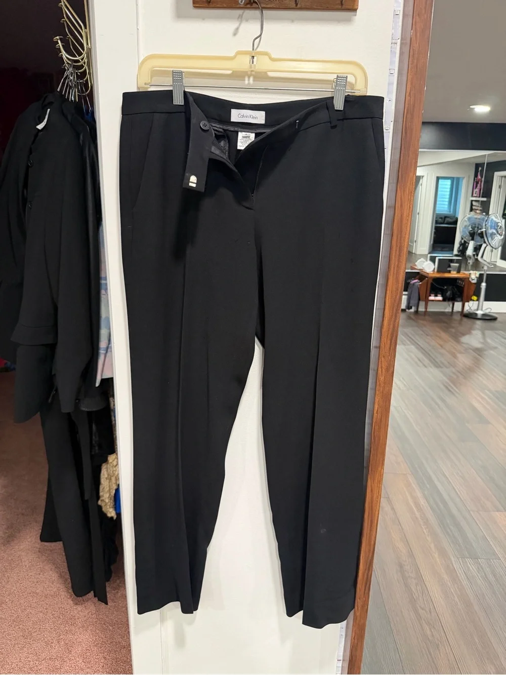 Calvin Klein Black Women's Dress Pants - Straight Leg